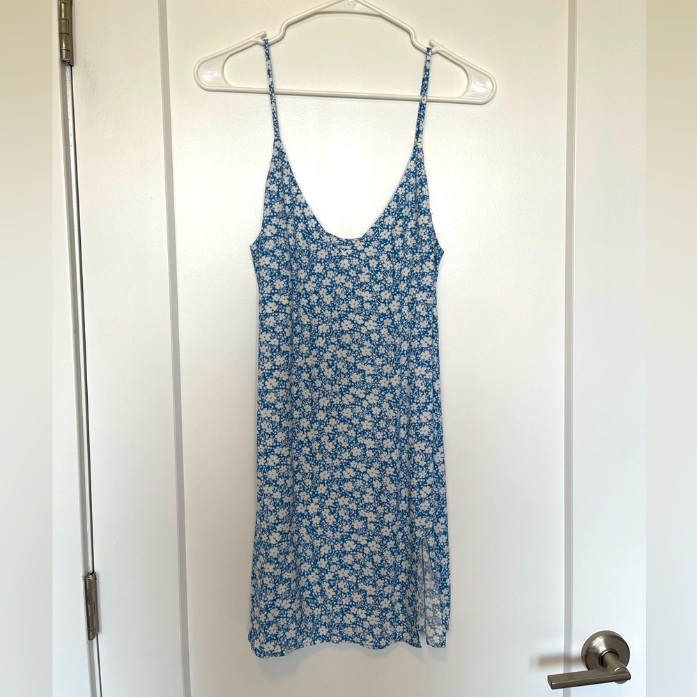 Reformation Marlowe Dress in Azzurro print